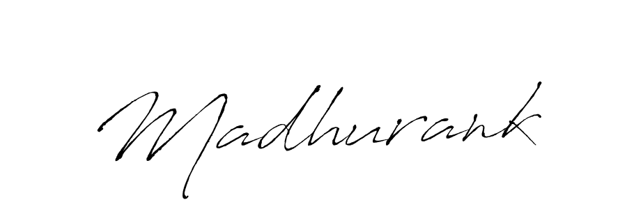 How to make Madhurank name signature. Use Antro_Vectra style for creating short signs online. This is the latest handwritten sign. Madhurank signature style 6 images and pictures png