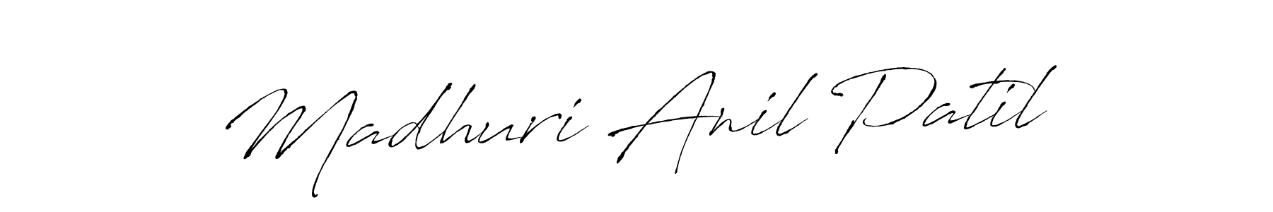 The best way (Antro_Vectra) to make a short signature is to pick only two or three words in your name. The name Madhuri Anil Patil include a total of six letters. For converting this name. Madhuri Anil Patil signature style 6 images and pictures png