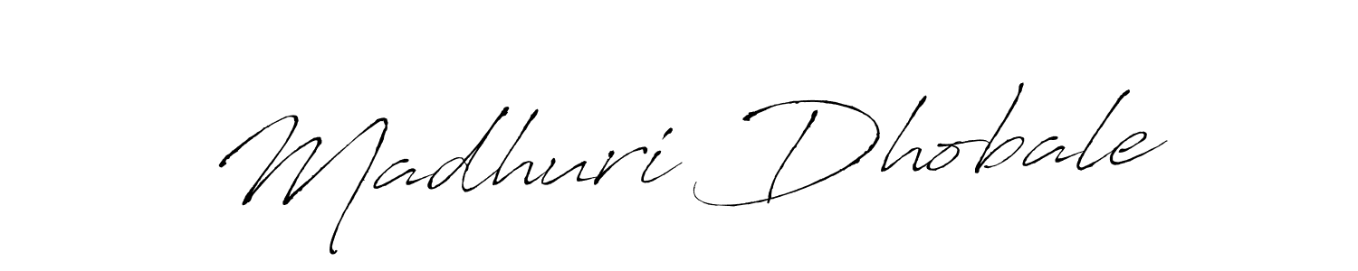 Madhuri Dhobale stylish signature style. Best Handwritten Sign (Antro_Vectra) for my name. Handwritten Signature Collection Ideas for my name Madhuri Dhobale. Madhuri Dhobale signature style 6 images and pictures png