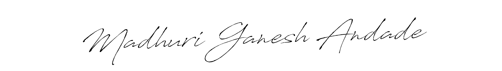 Make a short Madhuri Ganesh Andade signature style. Manage your documents anywhere anytime using Antro_Vectra. Create and add eSignatures, submit forms, share and send files easily. Madhuri Ganesh Andade signature style 6 images and pictures png