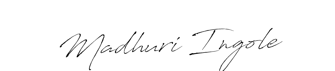 You can use this online signature creator to create a handwritten signature for the name Madhuri Ingole. This is the best online autograph maker. Madhuri Ingole signature style 6 images and pictures png
