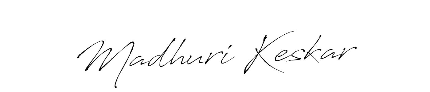 How to make Madhuri Keskar signature? Antro_Vectra is a professional autograph style. Create handwritten signature for Madhuri Keskar name. Madhuri Keskar signature style 6 images and pictures png