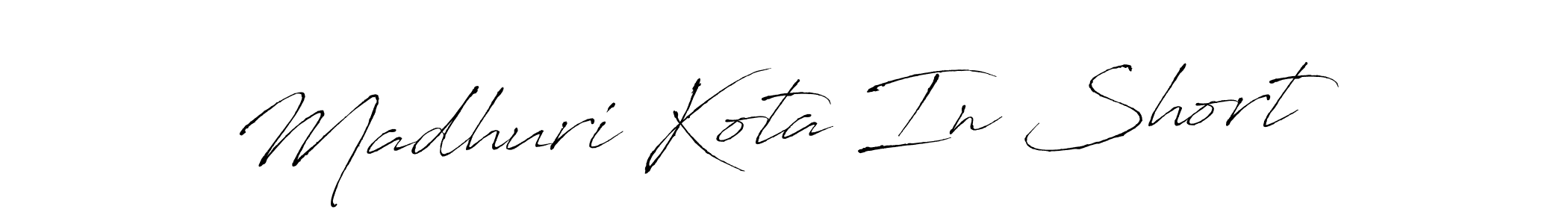 Make a beautiful signature design for name Madhuri Kota In Short. Use this online signature maker to create a handwritten signature for free. Madhuri Kota In Short signature style 6 images and pictures png