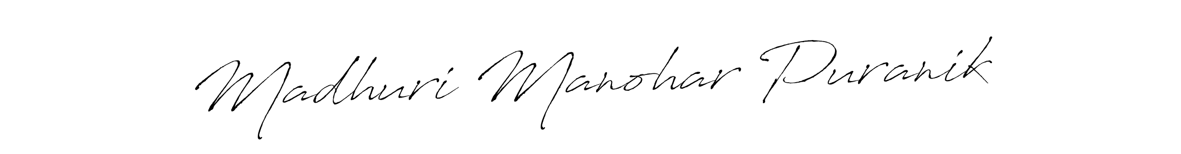 Make a beautiful signature design for name Madhuri Manohar Puranik. Use this online signature maker to create a handwritten signature for free. Madhuri Manohar Puranik signature style 6 images and pictures png