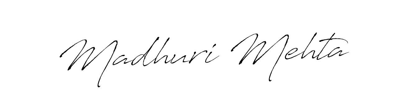 Use a signature maker to create a handwritten signature online. With this signature software, you can design (Antro_Vectra) your own signature for name Madhuri Mehta. Madhuri Mehta signature style 6 images and pictures png