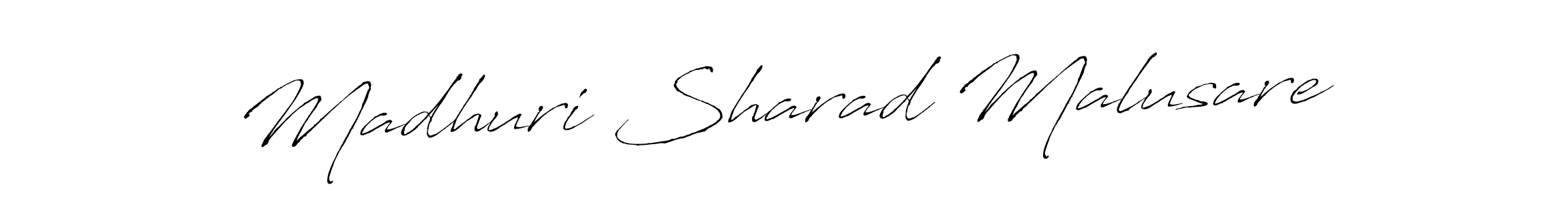 Make a beautiful signature design for name Madhuri Sharad Malusare. With this signature (Antro_Vectra) style, you can create a handwritten signature for free. Madhuri Sharad Malusare signature style 6 images and pictures png