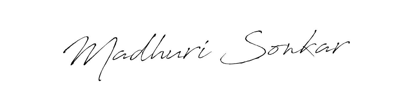 Make a short Madhuri Sonkar signature style. Manage your documents anywhere anytime using Antro_Vectra. Create and add eSignatures, submit forms, share and send files easily. Madhuri Sonkar signature style 6 images and pictures png