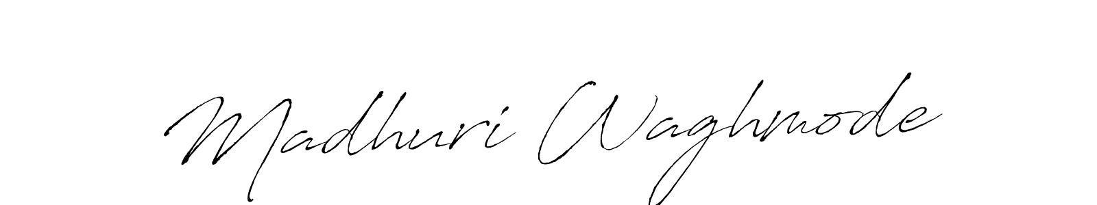 How to make Madhuri Waghmode signature? Antro_Vectra is a professional autograph style. Create handwritten signature for Madhuri Waghmode name. Madhuri Waghmode signature style 6 images and pictures png