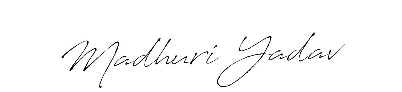 Use a signature maker to create a handwritten signature online. With this signature software, you can design (Antro_Vectra) your own signature for name Madhuri Yadav. Madhuri Yadav signature style 6 images and pictures png