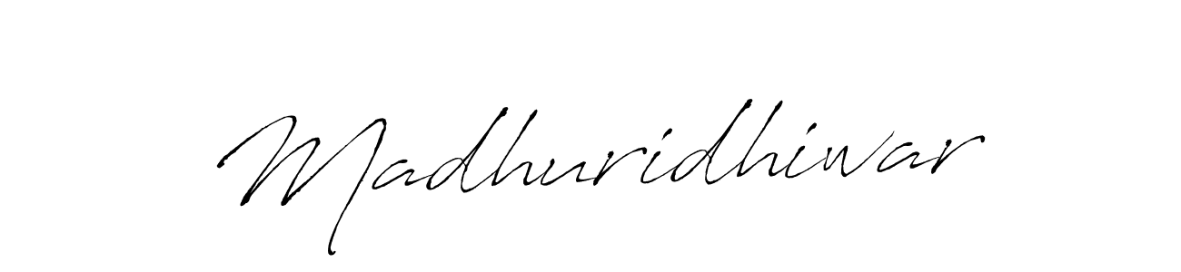 Use a signature maker to create a handwritten signature online. With this signature software, you can design (Antro_Vectra) your own signature for name Madhuridhiwar. Madhuridhiwar signature style 6 images and pictures png