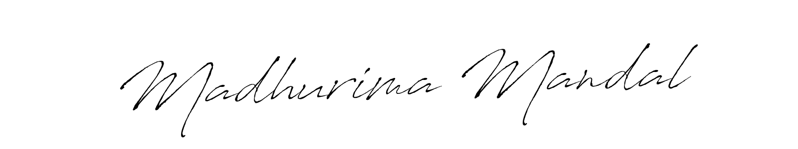 The best way (Antro_Vectra) to make a short signature is to pick only two or three words in your name. The name Madhurima Mandal include a total of six letters. For converting this name. Madhurima Mandal signature style 6 images and pictures png