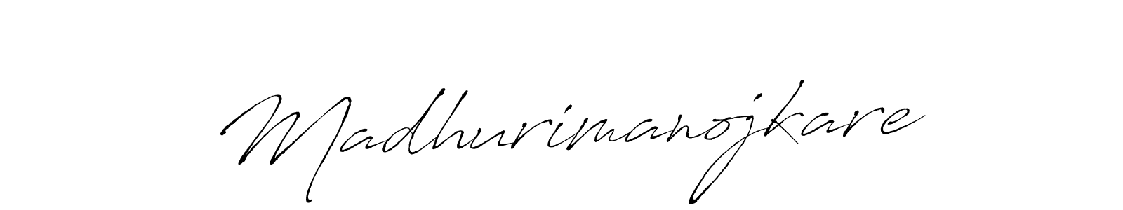 Make a beautiful signature design for name Madhurimanojkare. With this signature (Antro_Vectra) style, you can create a handwritten signature for free. Madhurimanojkare signature style 6 images and pictures png
