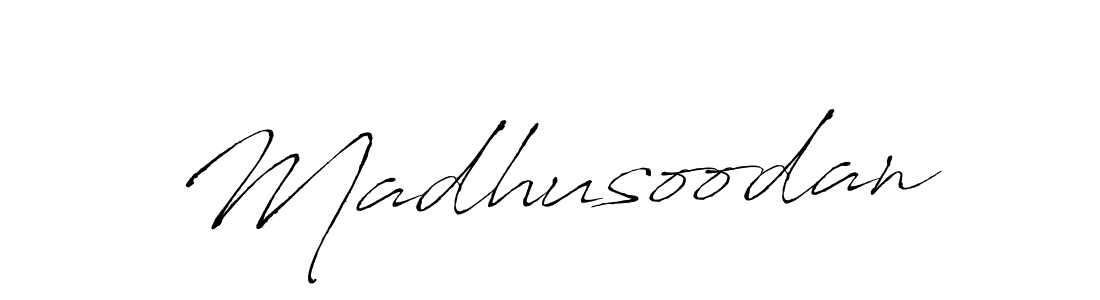 How to make Madhusoodan name signature. Use Antro_Vectra style for creating short signs online. This is the latest handwritten sign. Madhusoodan signature style 6 images and pictures png