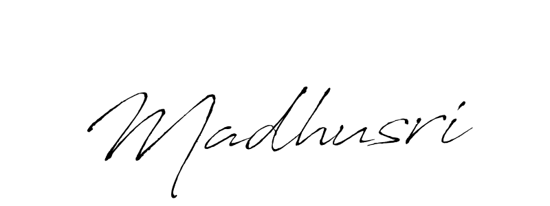 Create a beautiful signature design for name Madhusri. With this signature (Antro_Vectra) fonts, you can make a handwritten signature for free. Madhusri signature style 6 images and pictures png