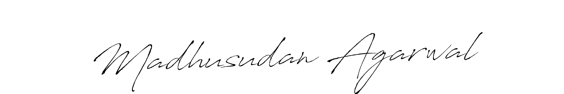 Make a beautiful signature design for name Madhusudan Agarwal. Use this online signature maker to create a handwritten signature for free. Madhusudan Agarwal signature style 6 images and pictures png