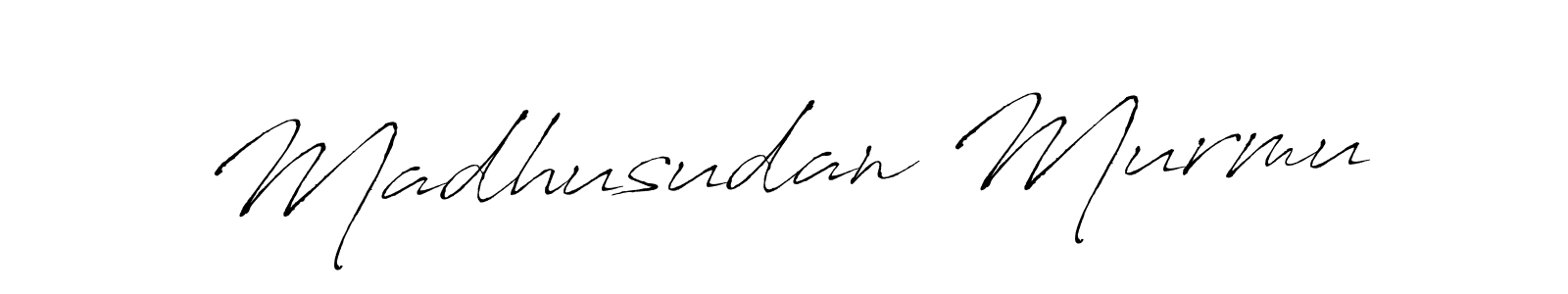 How to make Madhusudan Murmu signature? Antro_Vectra is a professional autograph style. Create handwritten signature for Madhusudan Murmu name. Madhusudan Murmu signature style 6 images and pictures png