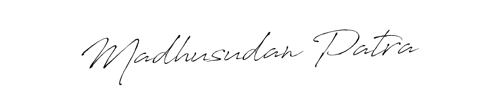 Madhusudan Patra stylish signature style. Best Handwritten Sign (Antro_Vectra) for my name. Handwritten Signature Collection Ideas for my name Madhusudan Patra. Madhusudan Patra signature style 6 images and pictures png