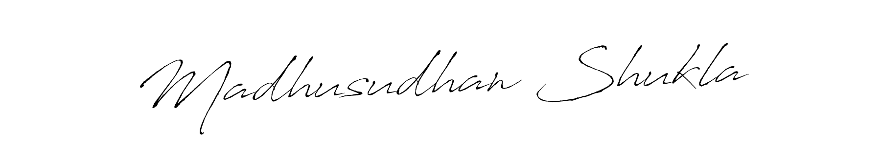 Use a signature maker to create a handwritten signature online. With this signature software, you can design (Antro_Vectra) your own signature for name Madhusudhan Shukla. Madhusudhan Shukla signature style 6 images and pictures png