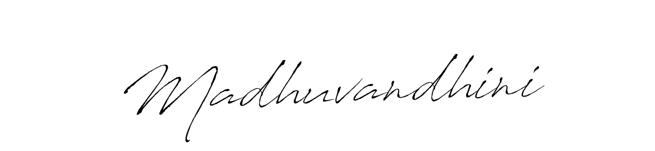 Antro_Vectra is a professional signature style that is perfect for those who want to add a touch of class to their signature. It is also a great choice for those who want to make their signature more unique. Get Madhuvandhini name to fancy signature for free. Madhuvandhini signature style 6 images and pictures png