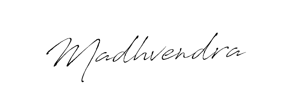 Madhvendra stylish signature style. Best Handwritten Sign (Antro_Vectra) for my name. Handwritten Signature Collection Ideas for my name Madhvendra. Madhvendra signature style 6 images and pictures png