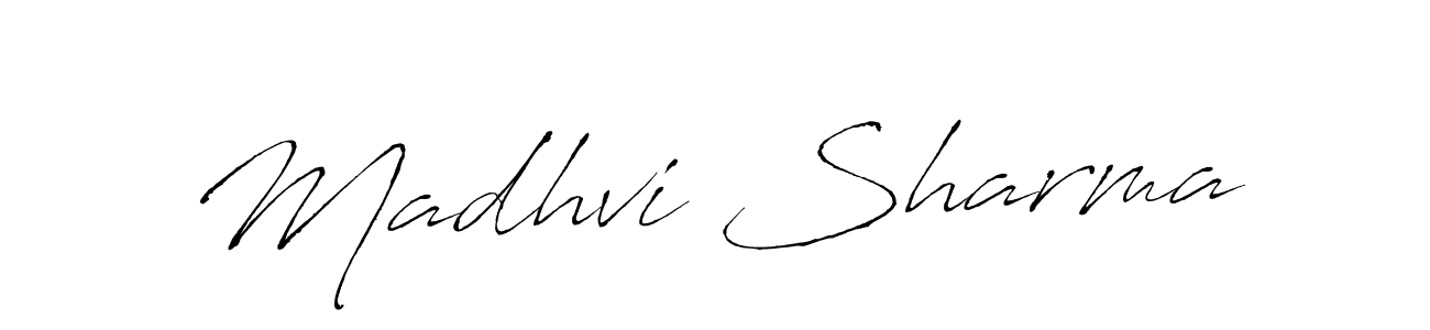 You should practise on your own different ways (Antro_Vectra) to write your name (Madhvi Sharma) in signature. don't let someone else do it for you. Madhvi Sharma signature style 6 images and pictures png