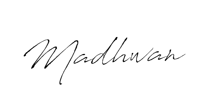 Madhwan stylish signature style. Best Handwritten Sign (Antro_Vectra) for my name. Handwritten Signature Collection Ideas for my name Madhwan. Madhwan signature style 6 images and pictures png