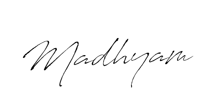 You can use this online signature creator to create a handwritten signature for the name Madhyam. This is the best online autograph maker. Madhyam signature style 6 images and pictures png