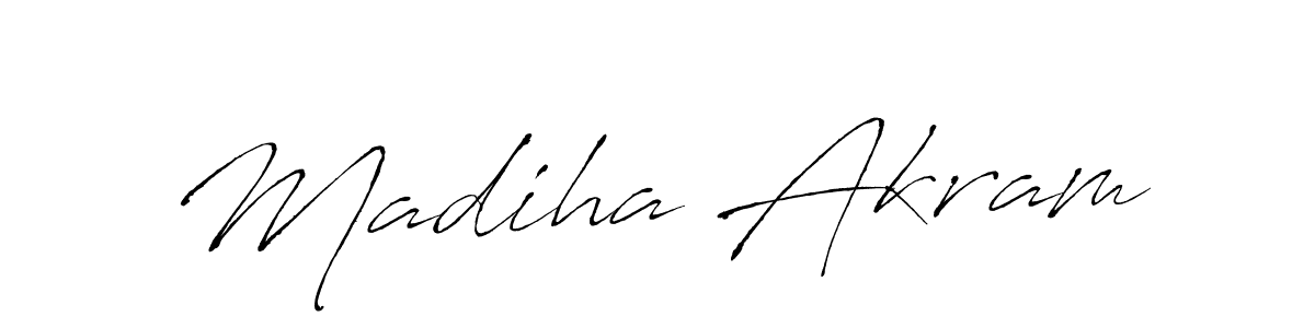 You can use this online signature creator to create a handwritten signature for the name Madiha Akram. This is the best online autograph maker. Madiha Akram signature style 6 images and pictures png