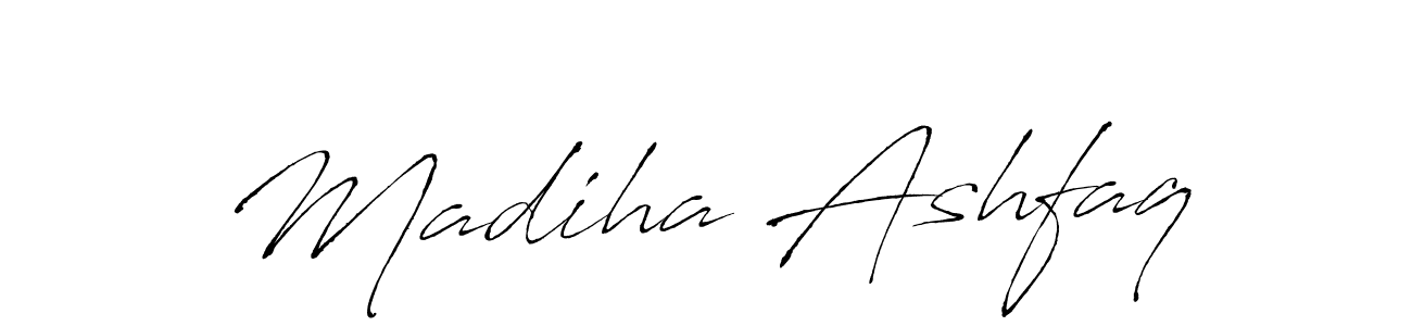 Make a beautiful signature design for name Madiha Ashfaq. With this signature (Antro_Vectra) style, you can create a handwritten signature for free. Madiha Ashfaq signature style 6 images and pictures png