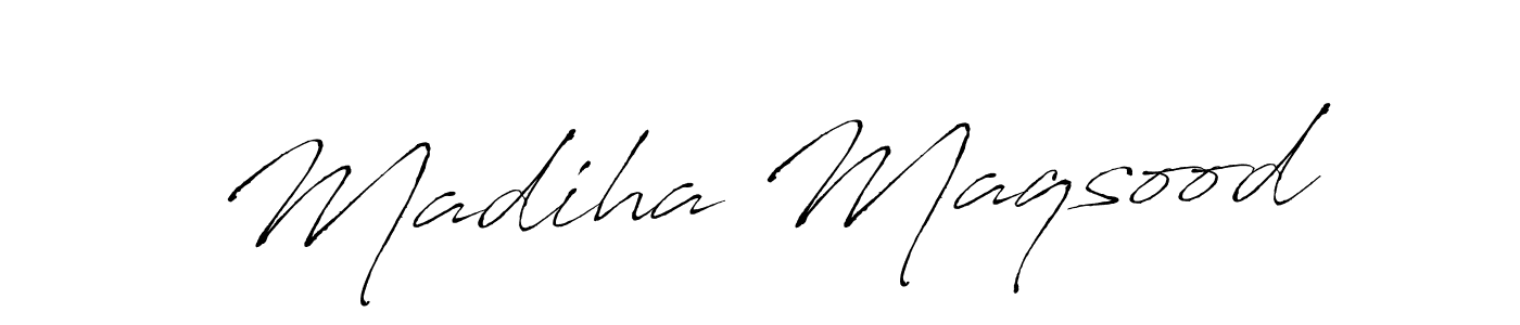 Make a short Madiha Maqsood signature style. Manage your documents anywhere anytime using Antro_Vectra. Create and add eSignatures, submit forms, share and send files easily. Madiha Maqsood signature style 6 images and pictures png