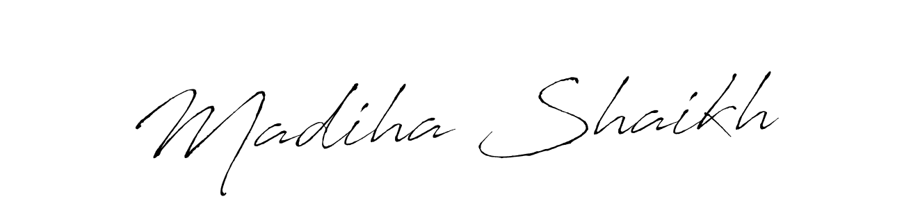 Also You can easily find your signature by using the search form. We will create Madiha Shaikh name handwritten signature images for you free of cost using Antro_Vectra sign style. Madiha Shaikh signature style 6 images and pictures png