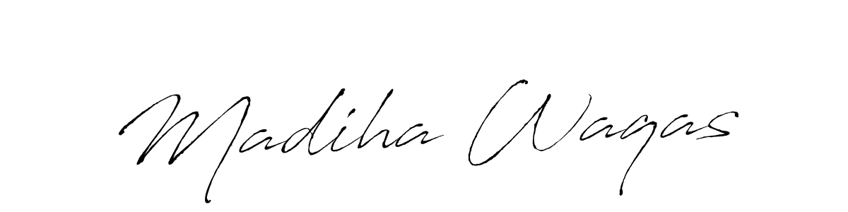 Make a beautiful signature design for name Madiha Waqas. Use this online signature maker to create a handwritten signature for free. Madiha Waqas signature style 6 images and pictures png