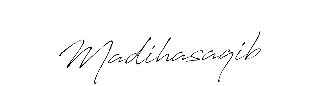 How to make Madihasaqib signature? Antro_Vectra is a professional autograph style. Create handwritten signature for Madihasaqib name. Madihasaqib signature style 6 images and pictures png