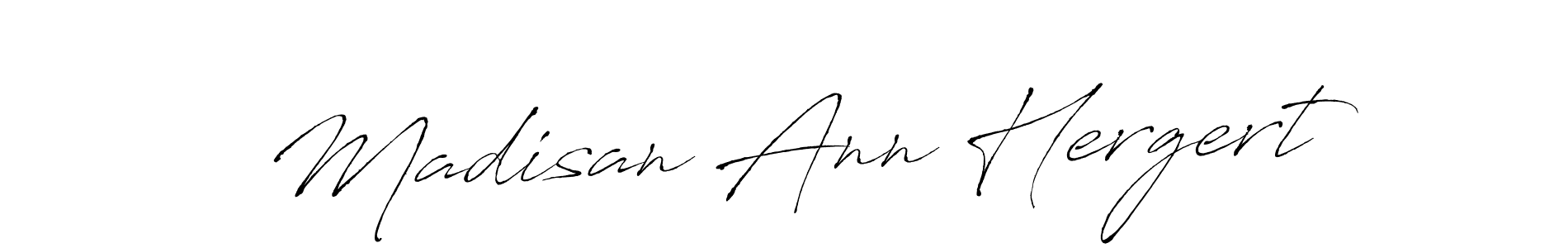 Antro_Vectra is a professional signature style that is perfect for those who want to add a touch of class to their signature. It is also a great choice for those who want to make their signature more unique. Get Madisan Ann Hergert name to fancy signature for free. Madisan Ann Hergert signature style 6 images and pictures png