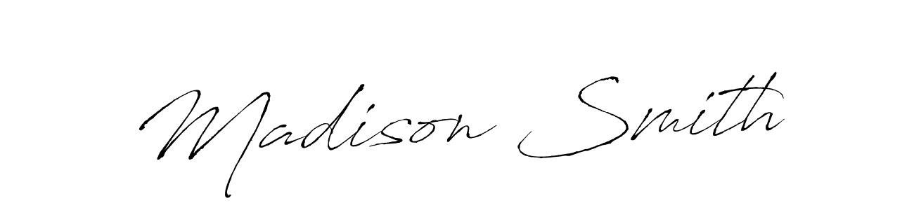 You should practise on your own different ways (Antro_Vectra) to write your name (Madison Smith) in signature. don't let someone else do it for you. Madison Smith signature style 6 images and pictures png