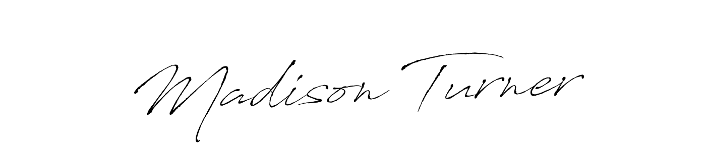 Use a signature maker to create a handwritten signature online. With this signature software, you can design (Antro_Vectra) your own signature for name Madison Turner. Madison Turner signature style 6 images and pictures png