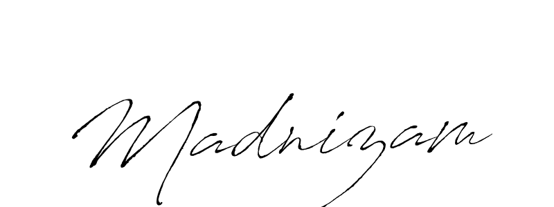 Also You can easily find your signature by using the search form. We will create Madnizam name handwritten signature images for you free of cost using Antro_Vectra sign style. Madnizam signature style 6 images and pictures png