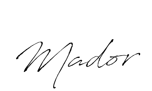 You should practise on your own different ways (Antro_Vectra) to write your name (Mador) in signature. don't let someone else do it for you. Mador signature style 6 images and pictures png