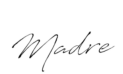 How to make Madre signature? Antro_Vectra is a professional autograph style. Create handwritten signature for Madre name. Madre signature style 6 images and pictures png