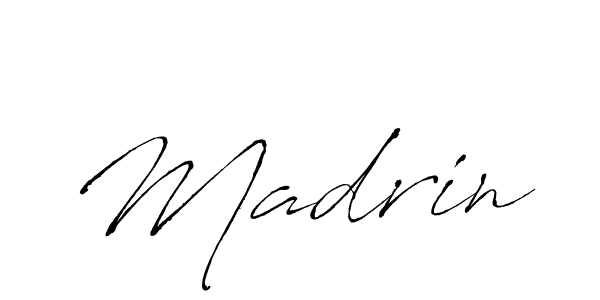 How to make Madrin name signature. Use Antro_Vectra style for creating short signs online. This is the latest handwritten sign. Madrin signature style 6 images and pictures png