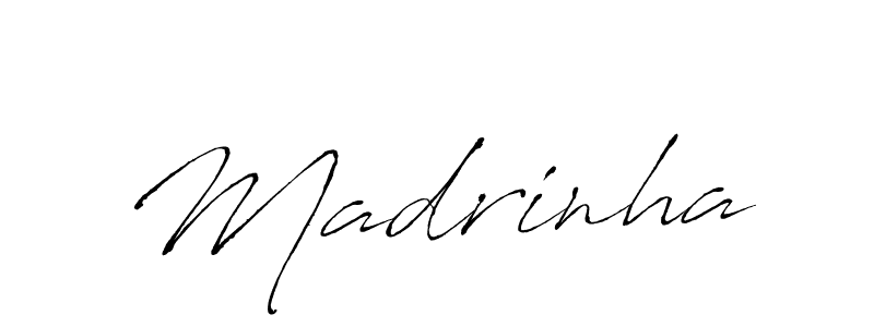 Use a signature maker to create a handwritten signature online. With this signature software, you can design (Antro_Vectra) your own signature for name Madrinha. Madrinha signature style 6 images and pictures png