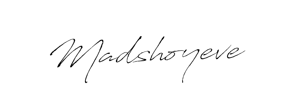 Create a beautiful signature design for name Madshoyeve. With this signature (Antro_Vectra) fonts, you can make a handwritten signature for free. Madshoyeve signature style 6 images and pictures png