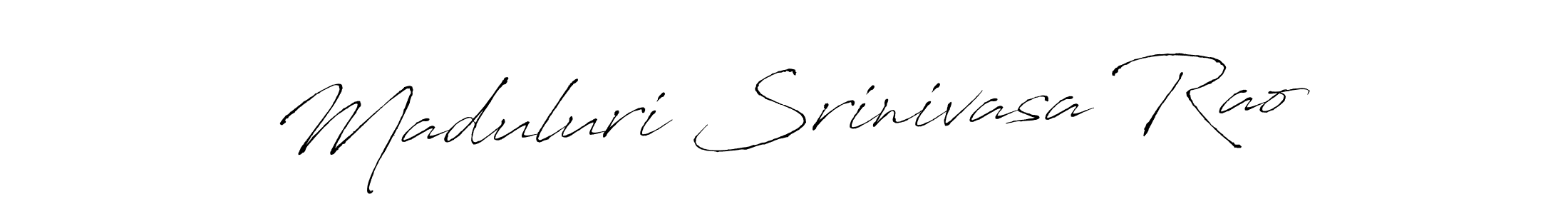 You should practise on your own different ways (Antro_Vectra) to write your name (Maduluri Srinivasa Rao) in signature. don't let someone else do it for you. Maduluri Srinivasa Rao signature style 6 images and pictures png