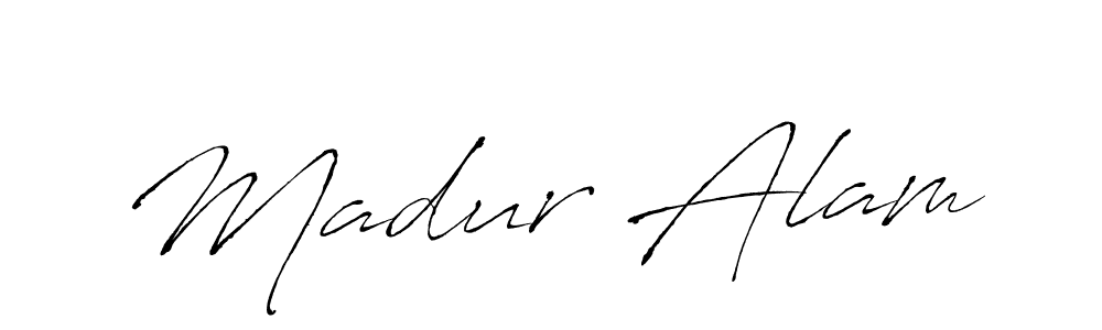 How to make Madur Alam signature? Antro_Vectra is a professional autograph style. Create handwritten signature for Madur Alam name. Madur Alam signature style 6 images and pictures png