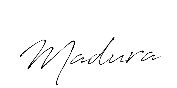 Make a beautiful signature design for name Madura. With this signature (Antro_Vectra) style, you can create a handwritten signature for free. Madura signature style 6 images and pictures png