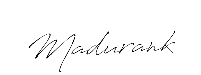 How to make Madurank name signature. Use Antro_Vectra style for creating short signs online. This is the latest handwritten sign. Madurank signature style 6 images and pictures png