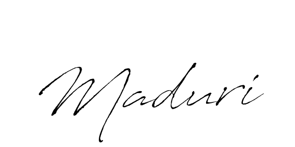 How to make Maduri signature? Antro_Vectra is a professional autograph style. Create handwritten signature for Maduri name. Maduri signature style 6 images and pictures png