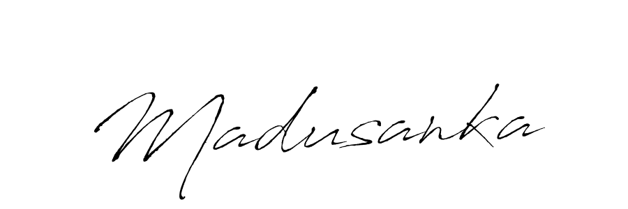 How to make Madusanka name signature. Use Antro_Vectra style for creating short signs online. This is the latest handwritten sign. Madusanka signature style 6 images and pictures png