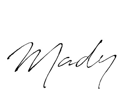 It looks lik you need a new signature style for name Mady. Design unique handwritten (Antro_Vectra) signature with our free signature maker in just a few clicks. Mady signature style 6 images and pictures png