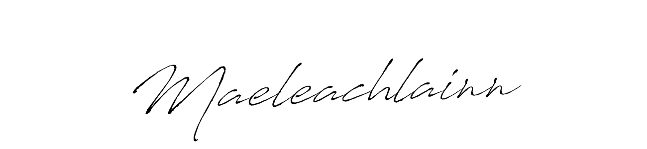 Design your own signature with our free online signature maker. With this signature software, you can create a handwritten (Antro_Vectra) signature for name Maeleachlainn. Maeleachlainn signature style 6 images and pictures png